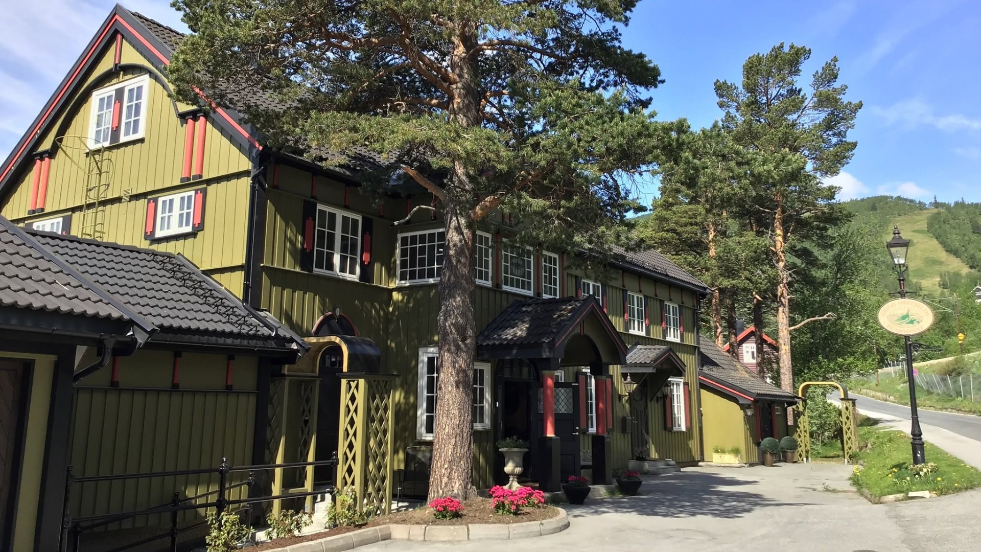 geilo mountain lodge in summer